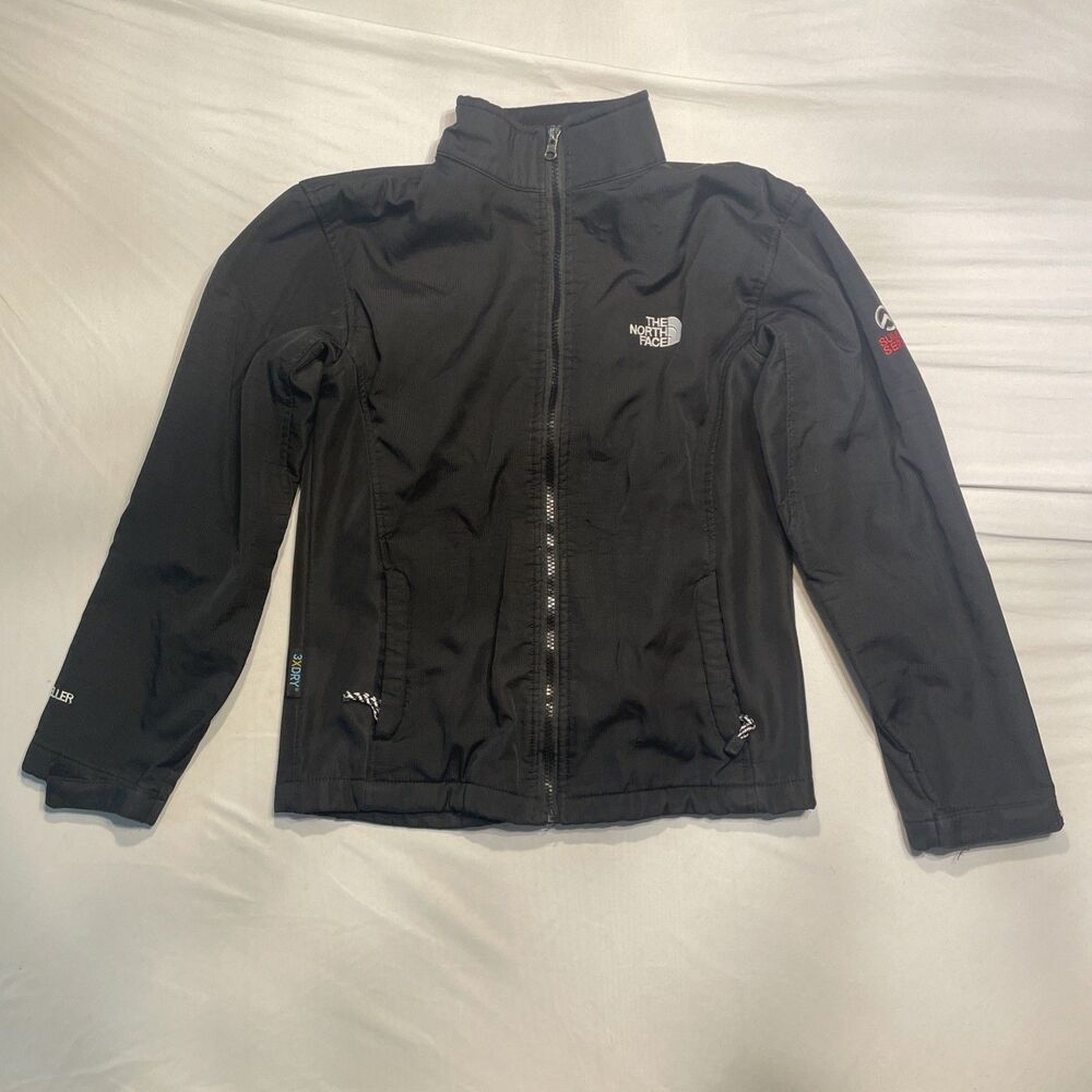 The North Face Jacket summit Soft Shell Full Zip Womens Small Black Lightweight